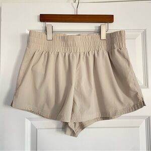 Varley Women's Tan Athletic Shorts large